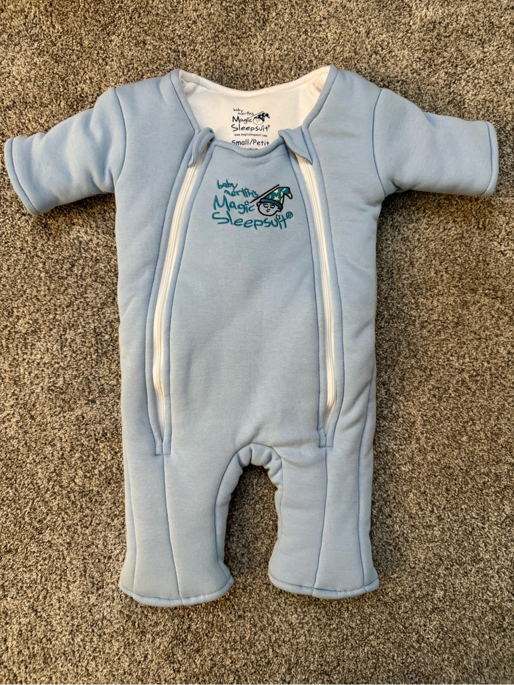 Baby Merlin’s Magic Sleepsuit Light Blue NEW without tags Size Small